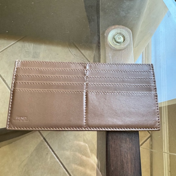 Fendi leather wallet insert - Picture 2 of 8